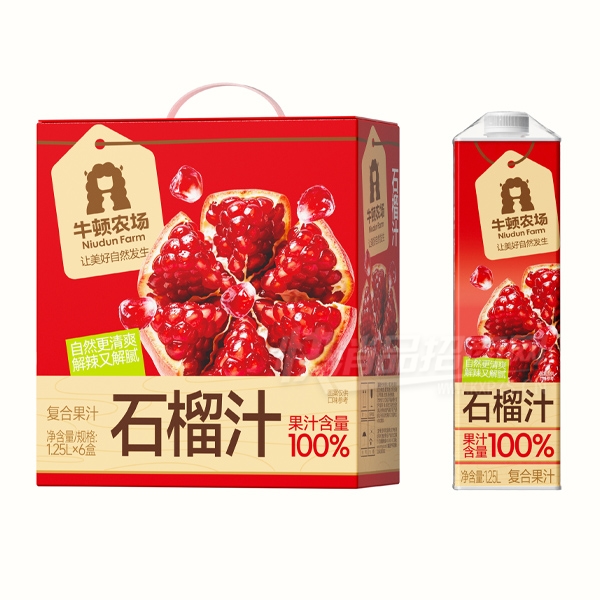 ţ��ũ��ʯ��֭���Ϲ�֭1.25L��6ƿ