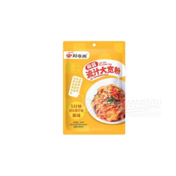 湘她他袋装红油流汁大宽粉方便粉丝