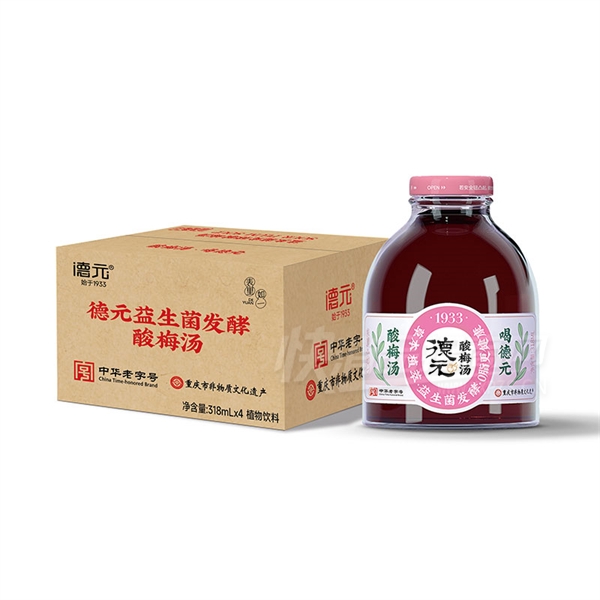 Ԫ÷ԭζ318ml4֭ϹζϲƷͼ