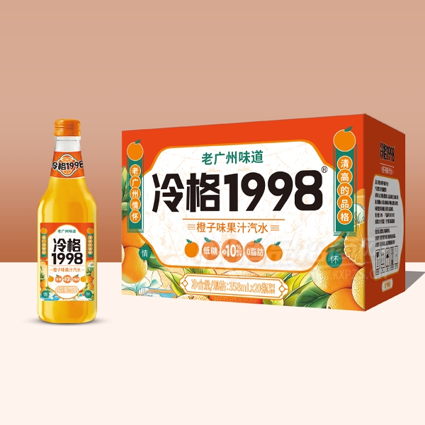 ���1998̼�����Ϲ�֭��ˮ����ζ358ml��20ƿ��Ʒͼ