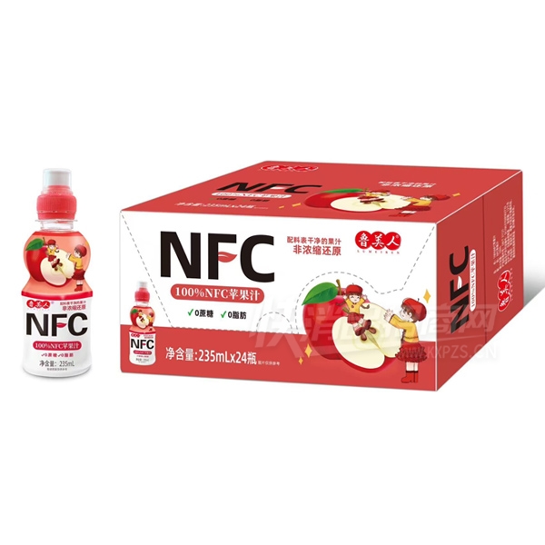 ³����NFC��֭ƻ��֭235ml��24ƿ��Ʒͼ