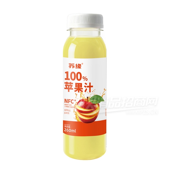 ��Ե100%ƻ��֭��֭����260ml
