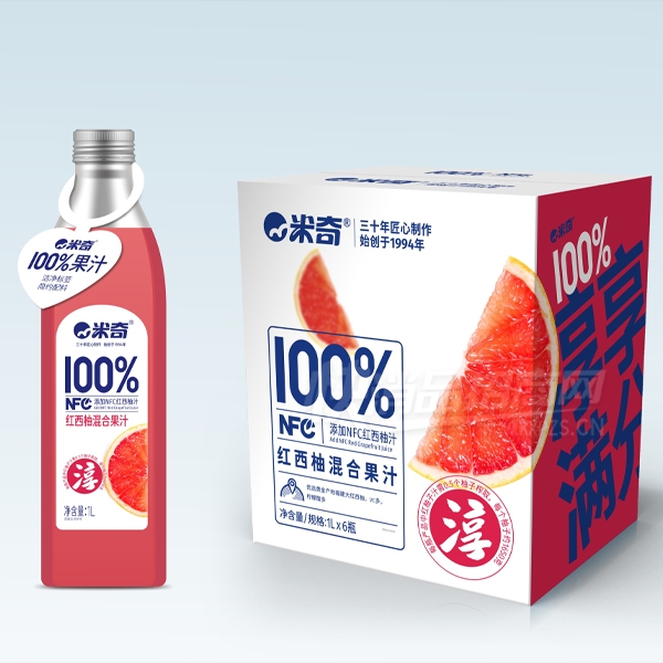 ����1L����ƿNFC��֭������֭1L��6��Ʒͼ