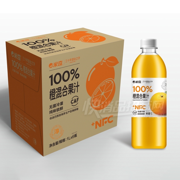 �����֭����100%��֭1L��6ƿ