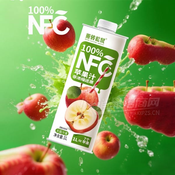 ��ש����NFC��֭ƻ��֭1L��Ʒͼ