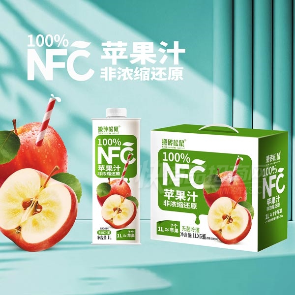 ��ש����NFC��֭ƻ��֭1L��6��Ʒͼ