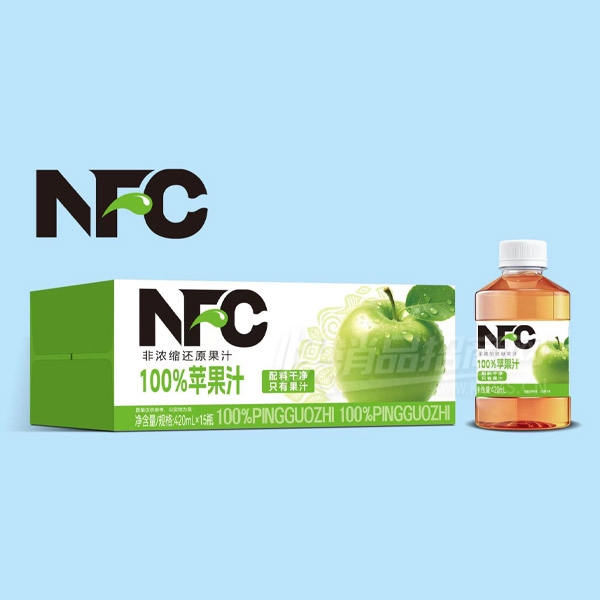 �����Ź���֭����NFCƻ��֭420ml��15