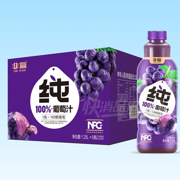 ��Ӯ100%����֭1.25L��6����֭���ϲ�Ʒͼ