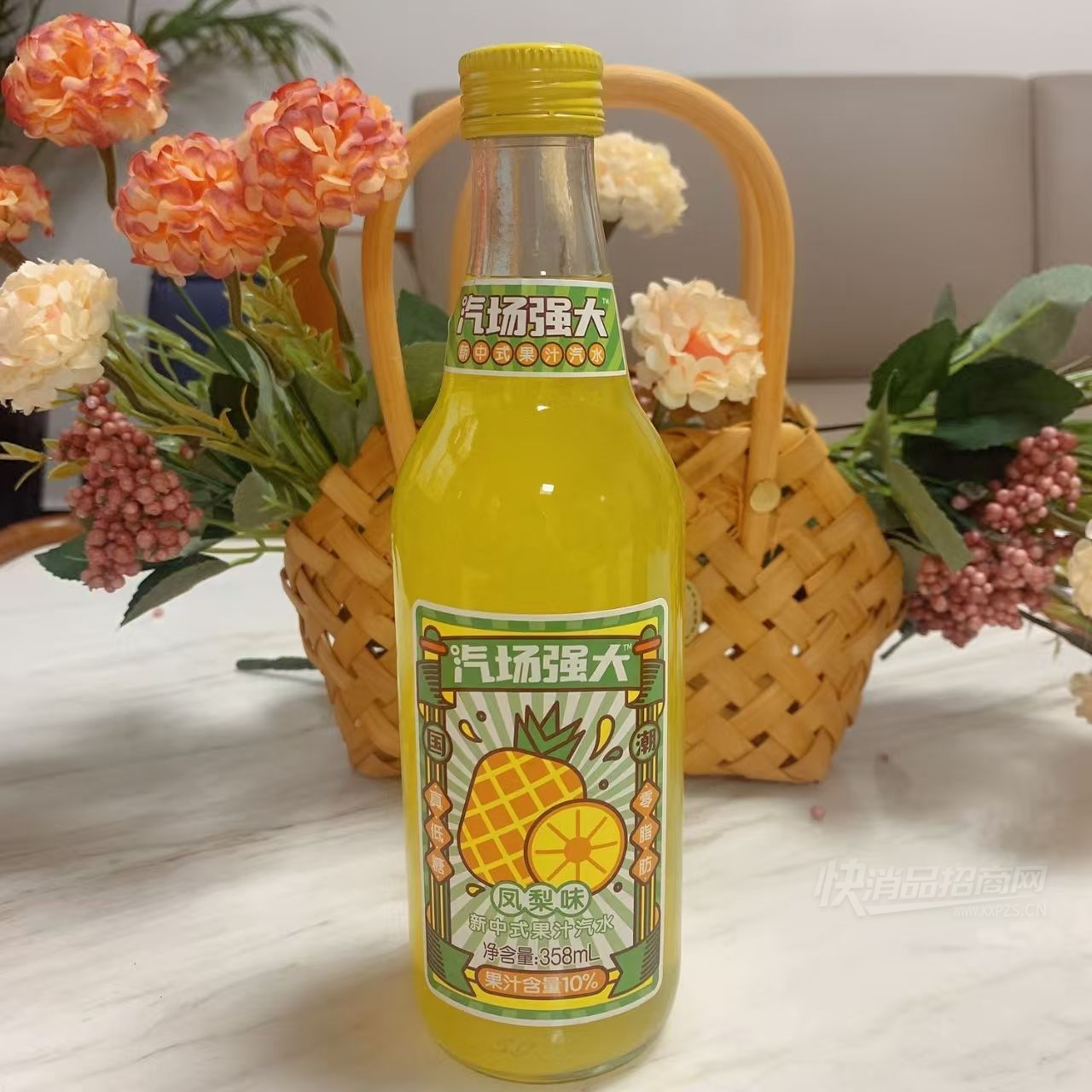 ����ǿ������ʽ��֭��ˮ358ml����ζ