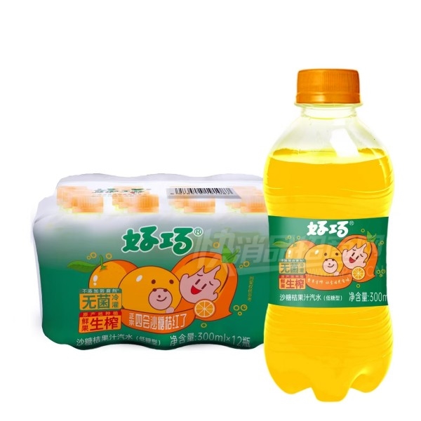 �����Ļ�ɳ�ǽۺ��˹�֭��ˮ300ml��12ƿ��Ʒͼ