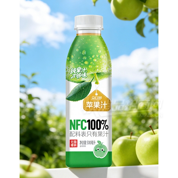 �ڿ���NFC��֭500mlƻ��֭