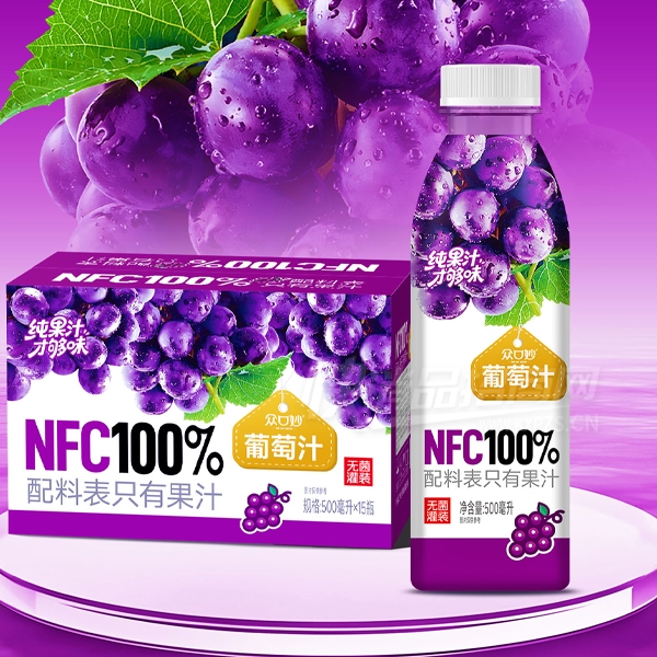 �ڿ���NFC��֭500ml��װ����֭