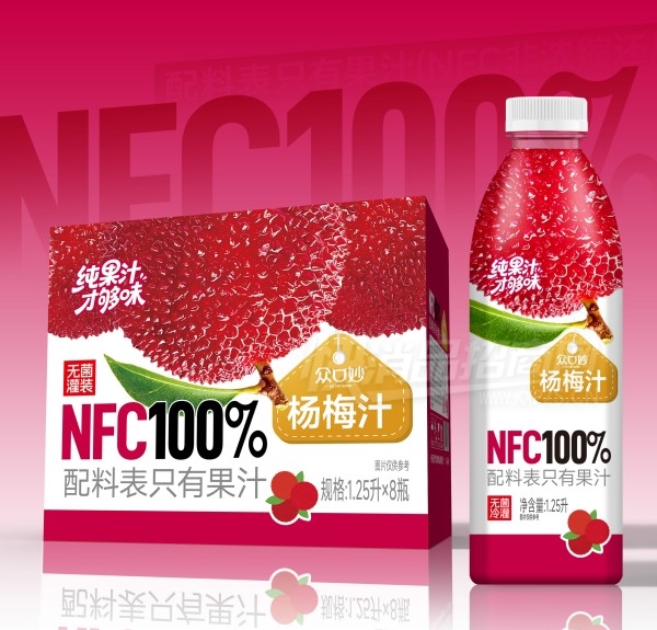 �ڿ�����÷֭NFC��֭1.25L��6