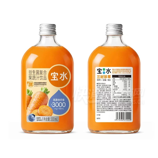 ��ˮ���������Ϲ���֭��Ʒ���ܲ���ݮζ330ml