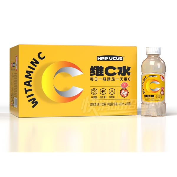 HPP-UCUEάCˮά���ع�֭��������ζ600ml��15ƿ