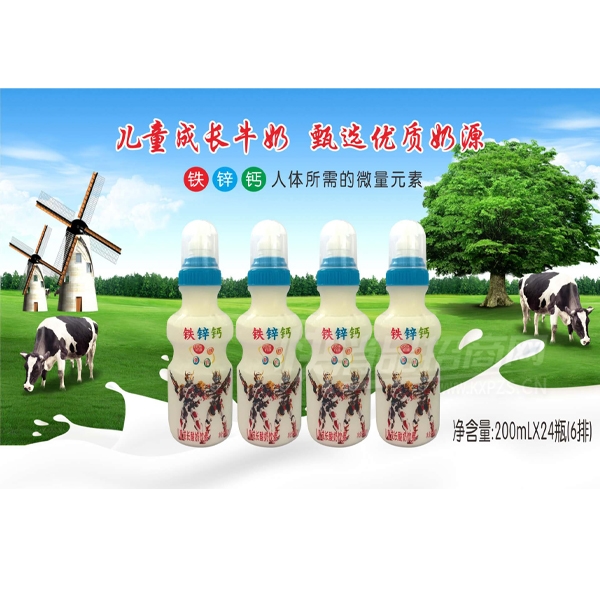 ������¶��ͯ�ɳ�ţ��200ml��24ƿ��Ʒͼ