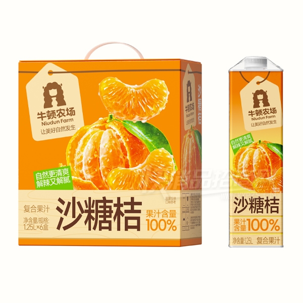 ţ��ũ��ɳ�ǽ�֭���Ϲ�֭1.25L��6ƿ