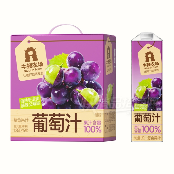 ţ��ũ������֭���Ϲ�֭1.25L��6ƿ