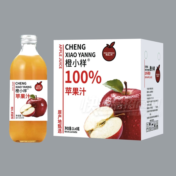 ��С����֭����ƻ��֭1L��6ƿ��Ʒͼ